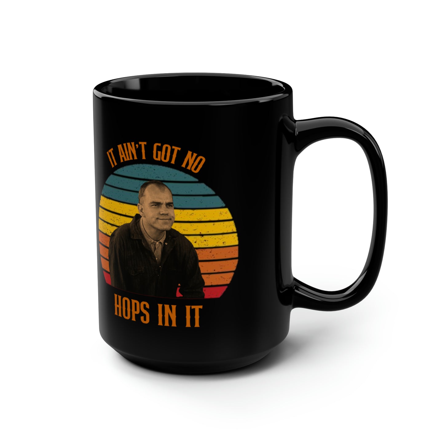 SMBC Ain't Got No Hops Black Coffee Mug, 15oz