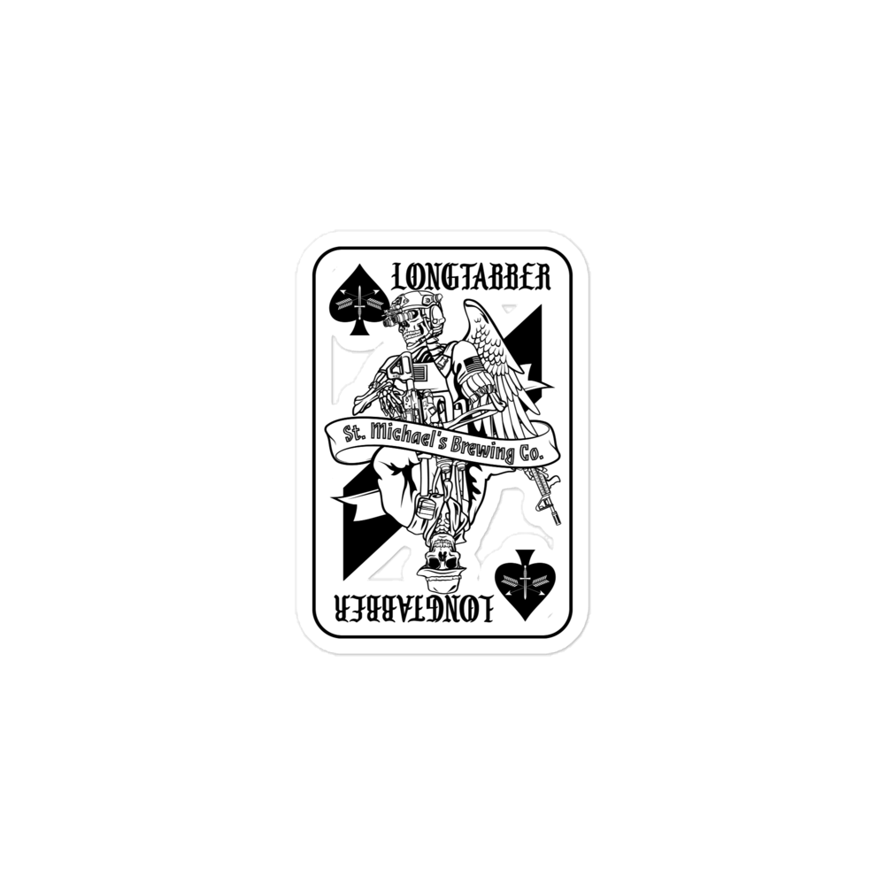 Longtabber Playing Card Sticker