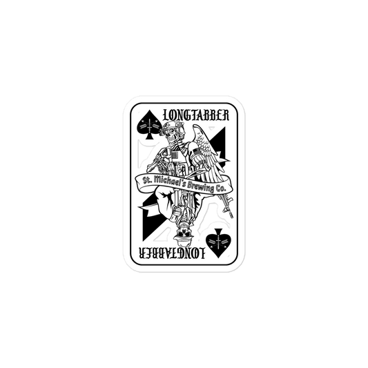 Longtabber Playing Card Sticker